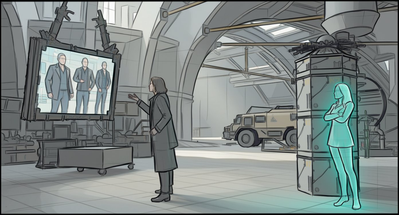 Narrative - Sci Fi - storyboard frame 9 by Dakota Warren
